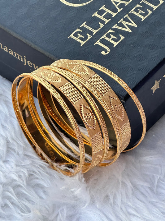 Zeenat Bangles ( set of 6)