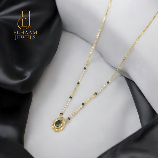 Jiya Black Diamond Mangalsutra