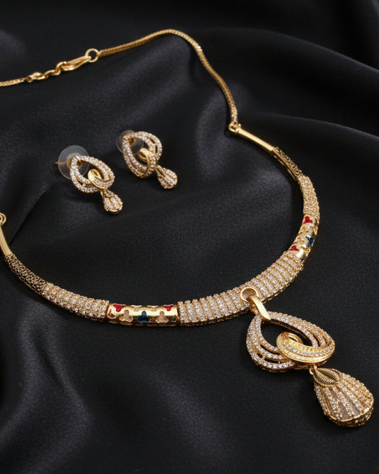 Majestic Bloom Necklace Set